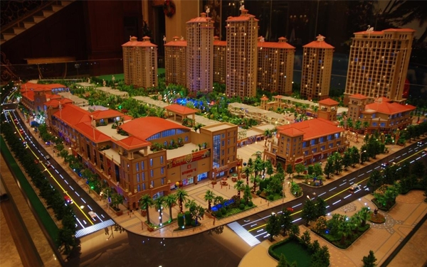 地形夏河夏河沙盘模型